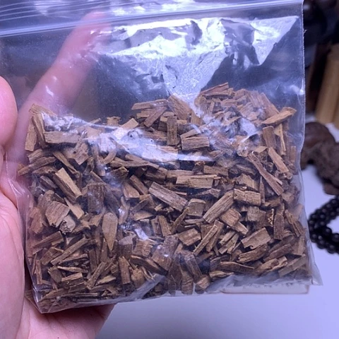 檀香木其他老山檀香米粒料50克
