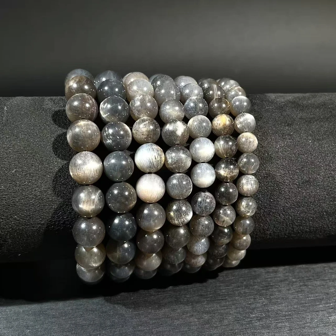 收藏级满色满矿黑金骨干时尚小众手链手串单圈B114多样性发一