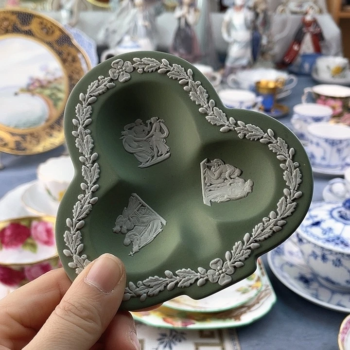 中古欧瓷瓷器小房子