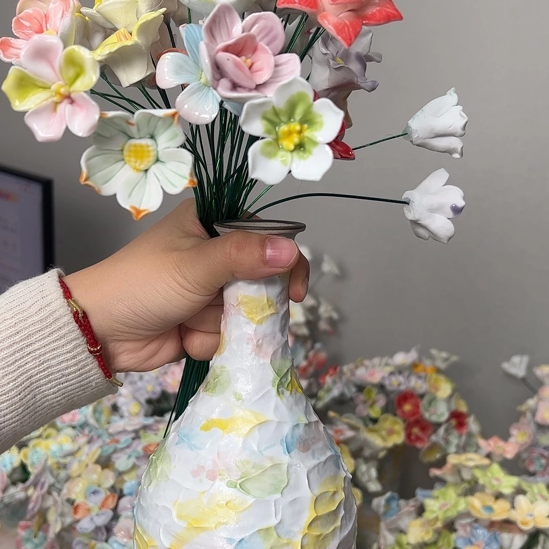 手工艺品琉璃景德镇手工陶瓷花瓶