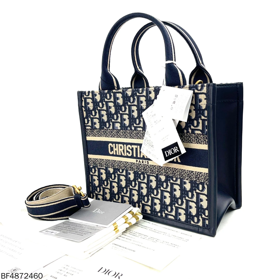 99新 DIOR/迪奥 Dior 托特拼皮单肩包BF7349929