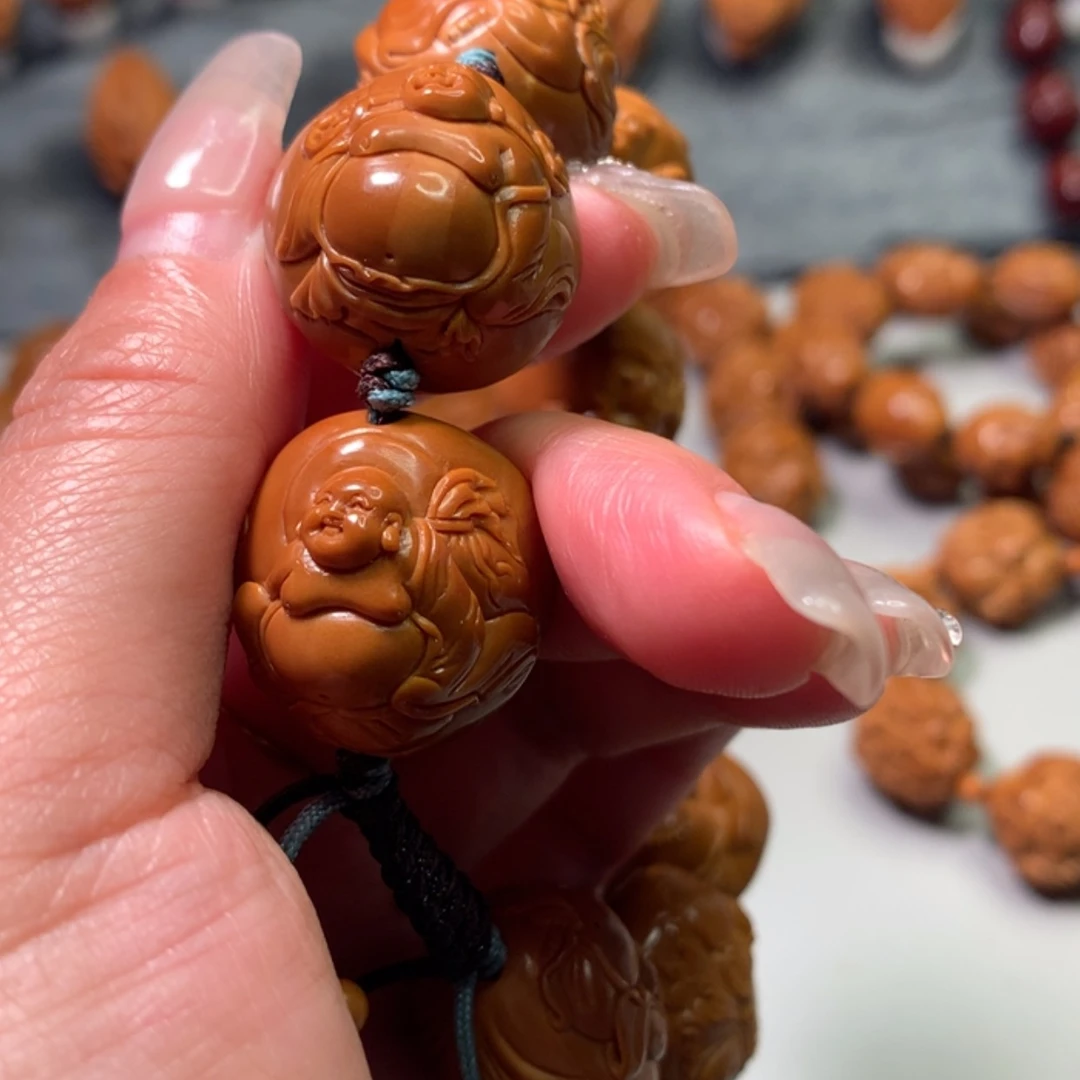 【闪购商品】橄榄核手串/手链潇**生童子弥勒