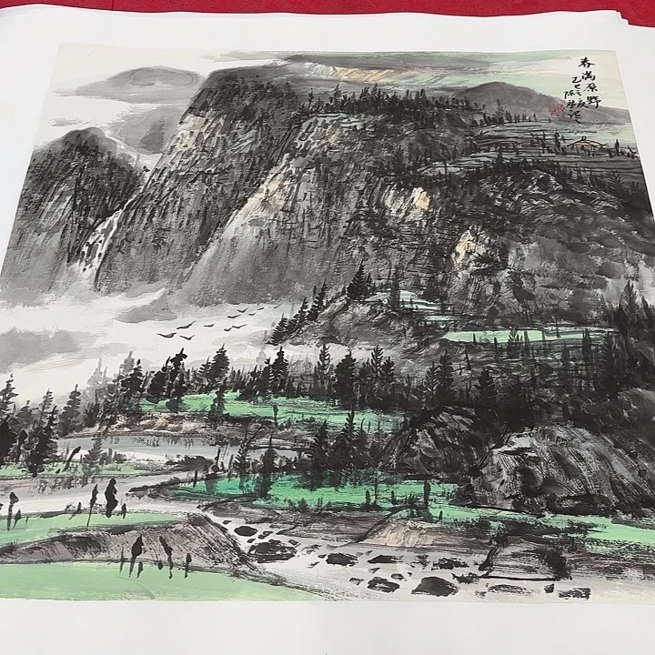 国画花鸟的翅膀和翅膀是一样长