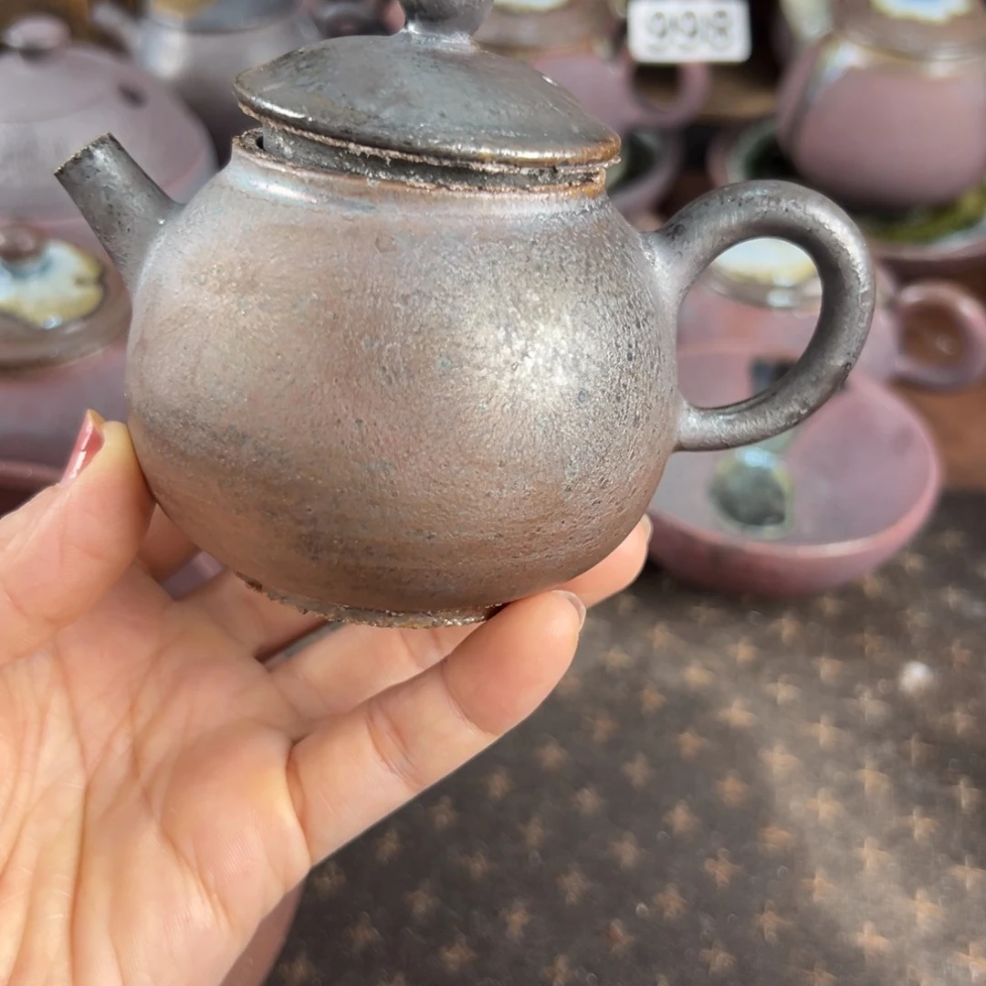 杯旁*柴烧茶器主人壶