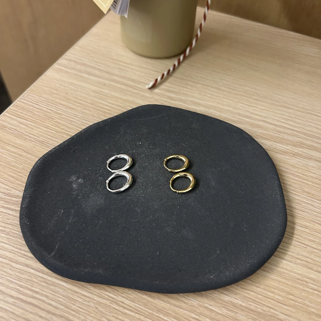 合金耳饰 Julia姐姐】“月亮变细了”韩系简约百搭耳扣