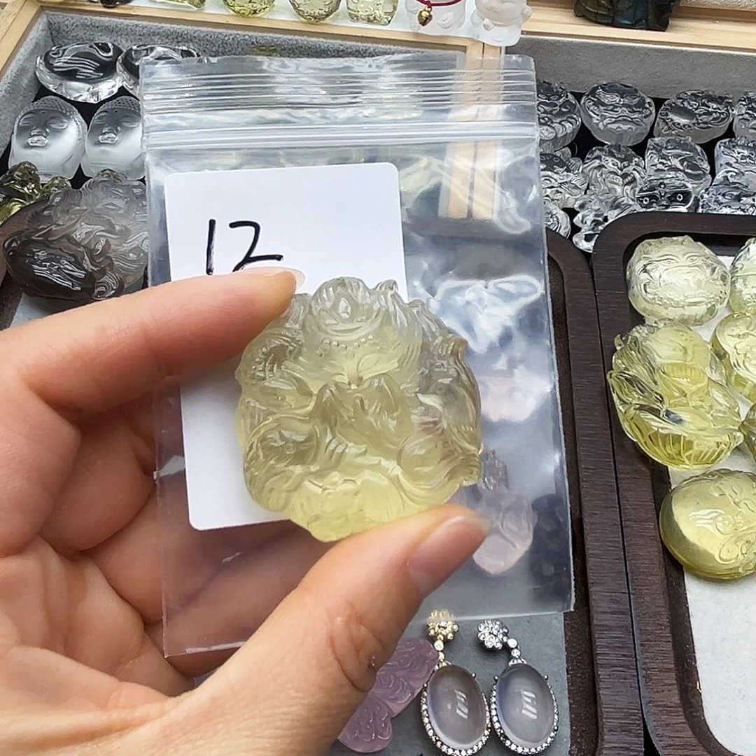 水晶颈饰未镶嵌黄水五仙12