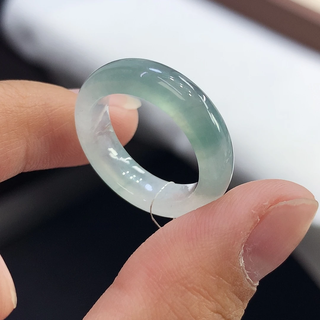 翡翠未镶嵌戒指15号