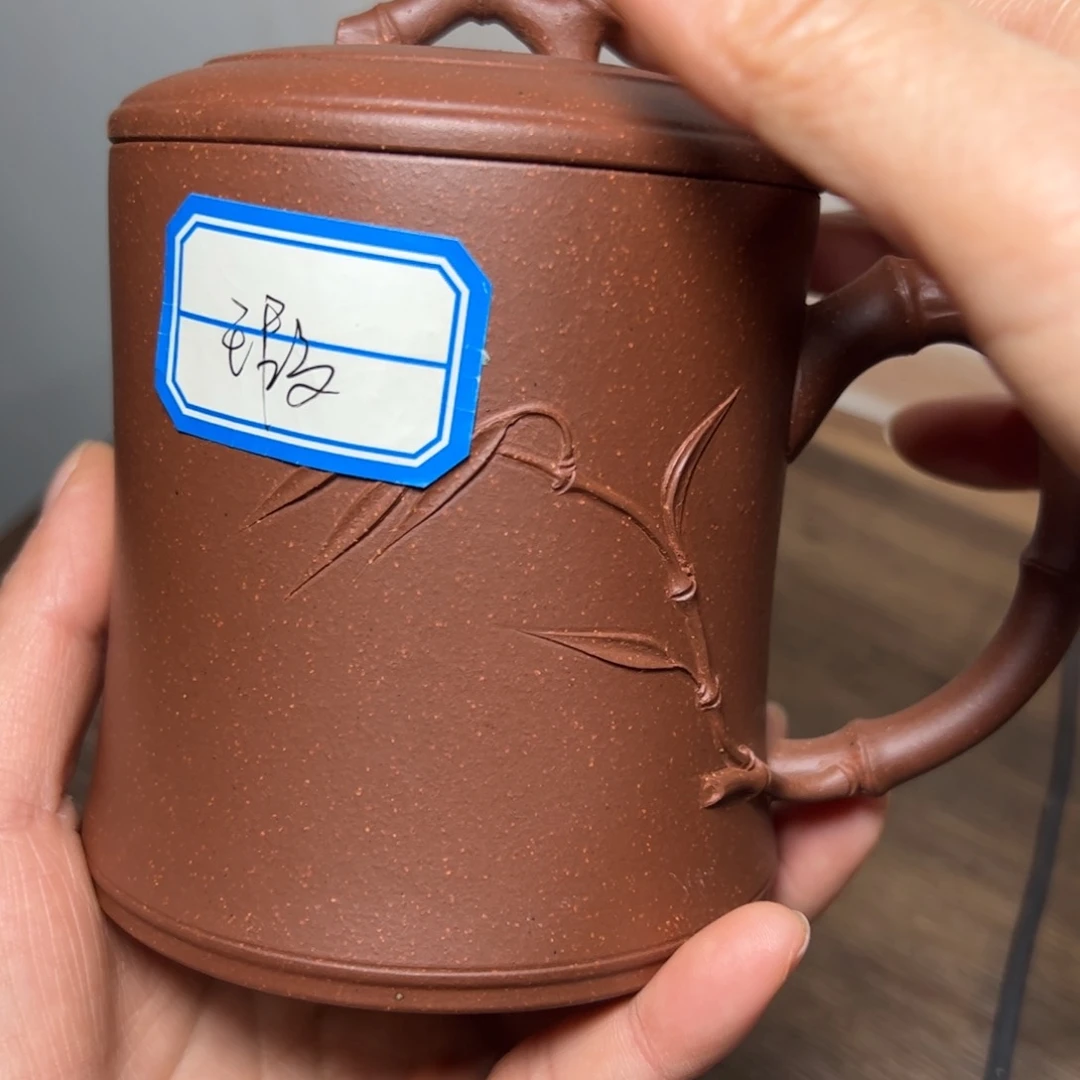 紫泥茶壶紫泥盖杯微瑕