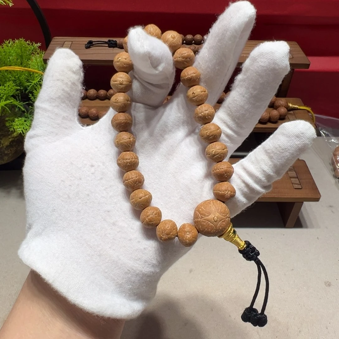 皇***班凤眼菩提手串11.5mm实心籽