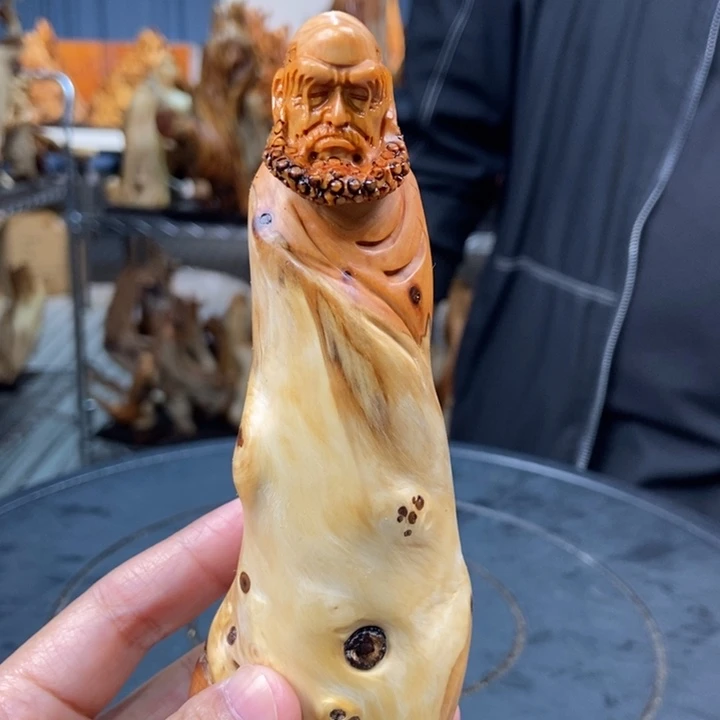 柏木（崖柏）手把件