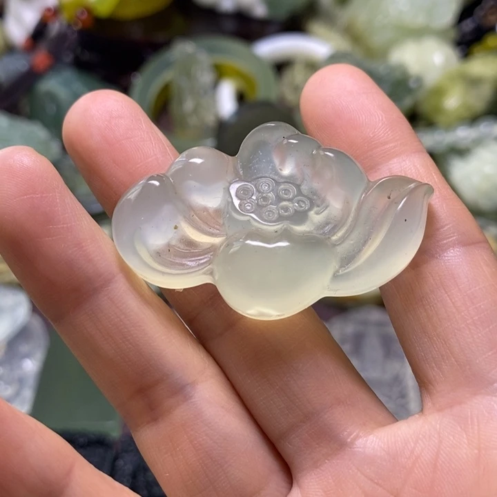 岫玉未镶嵌岫玉颈饰