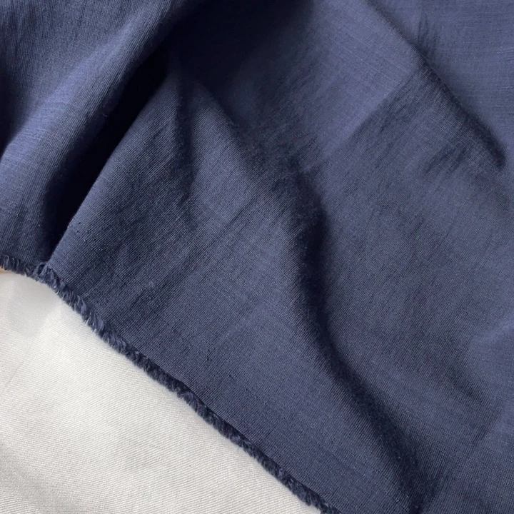 藏青棉麻1.5米。