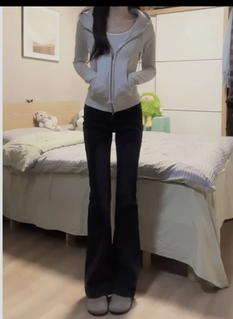 【10度磨毛】微喇瑜伽鲨鱼裤女款春季高腰收腹显瘦长芭比打底裤