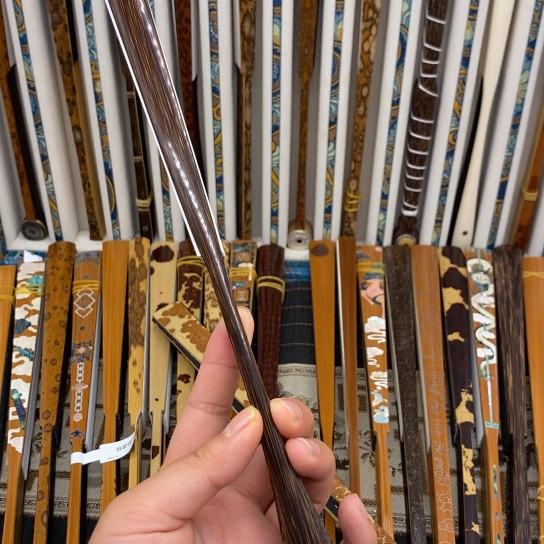 扇子越南黑棕大茄头咯摸摸