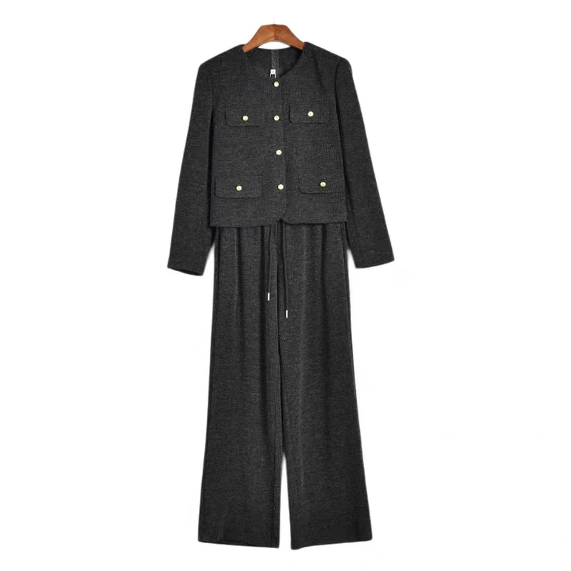 705静奢风打底衫长裤显瘦套装