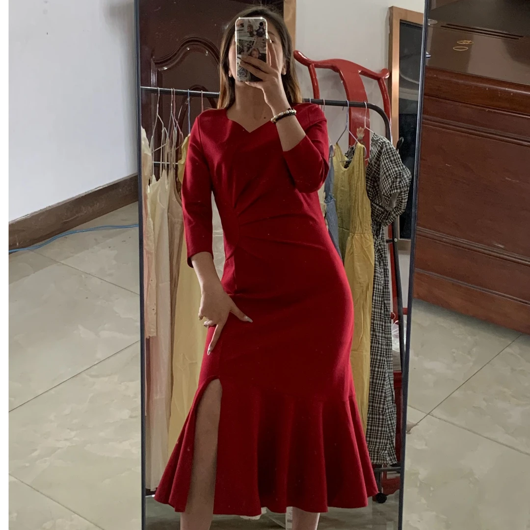 2025年春季中袖高端裙子