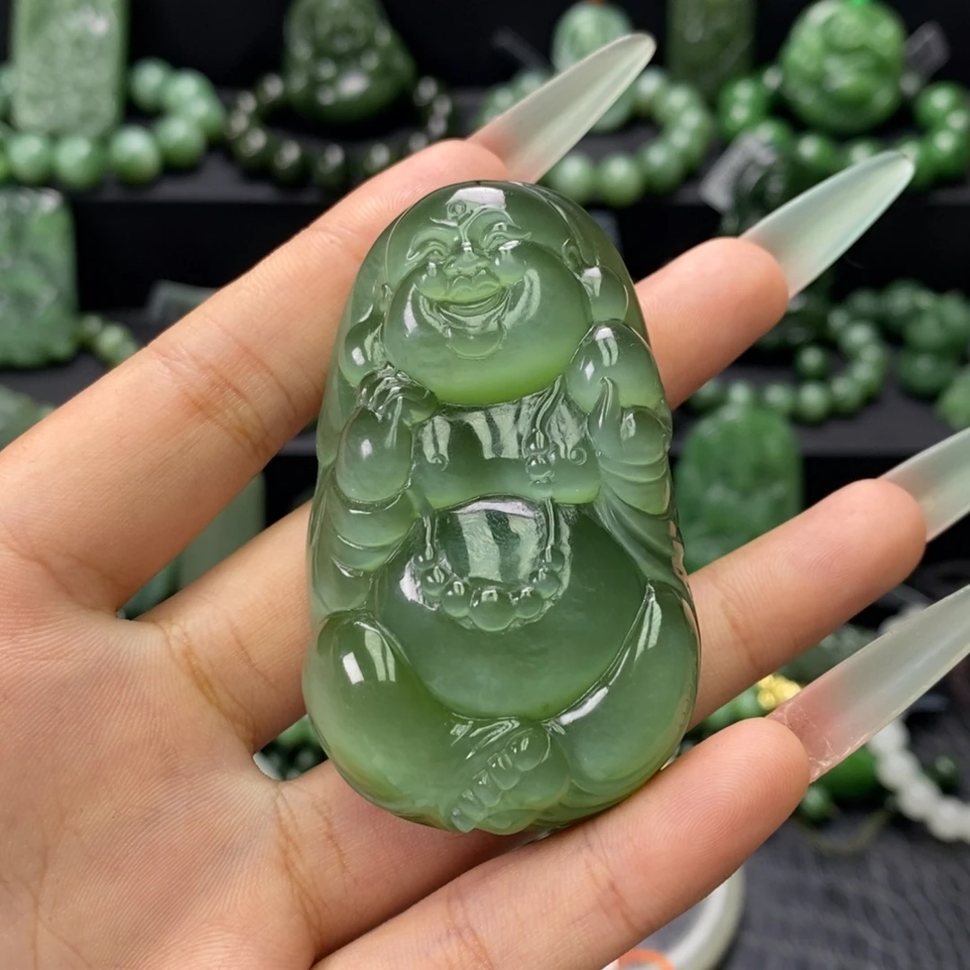豆***湖未镶嵌和田玉珠宝奇石