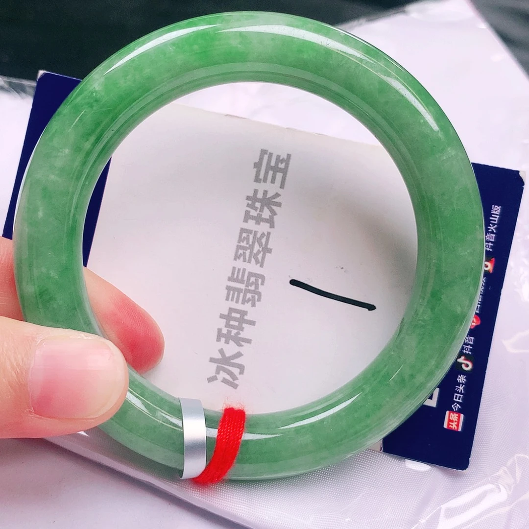 翡翠未镶嵌手镯缅甸天然a货翡翠手镯
