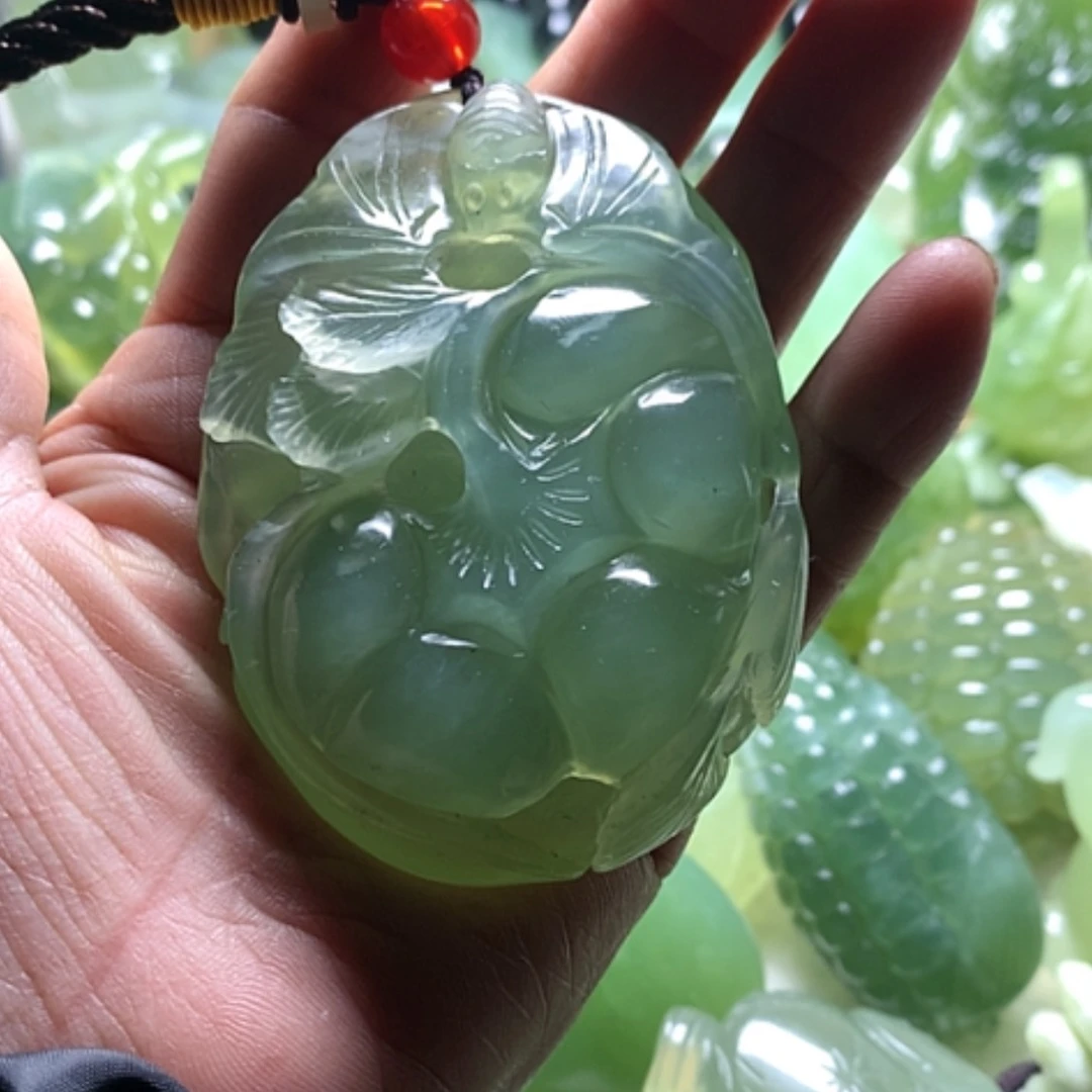 【闪购商品】合金蛇纹石玉颈饰