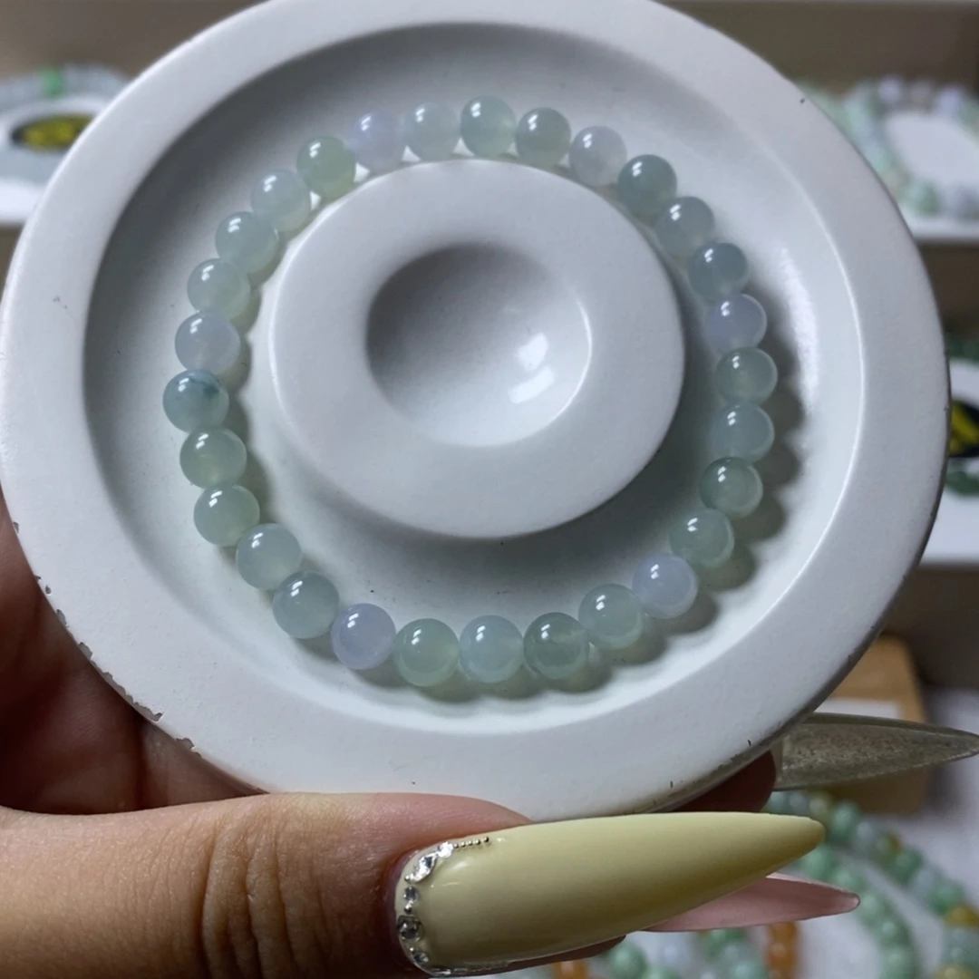 未镶嵌手链翡翠马卡龙卡6