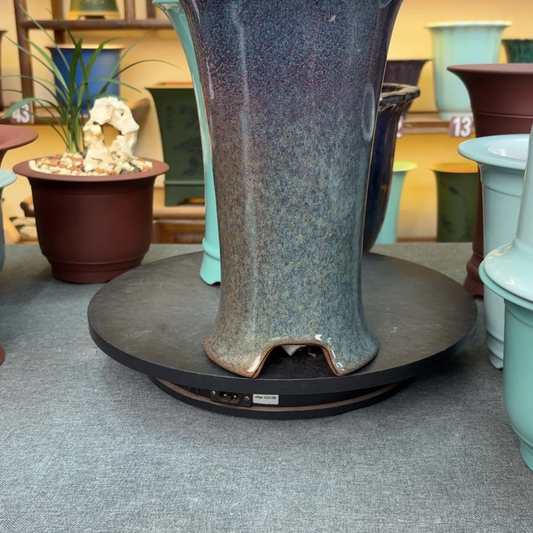 展***心紫砂花盆兰花5588668665855