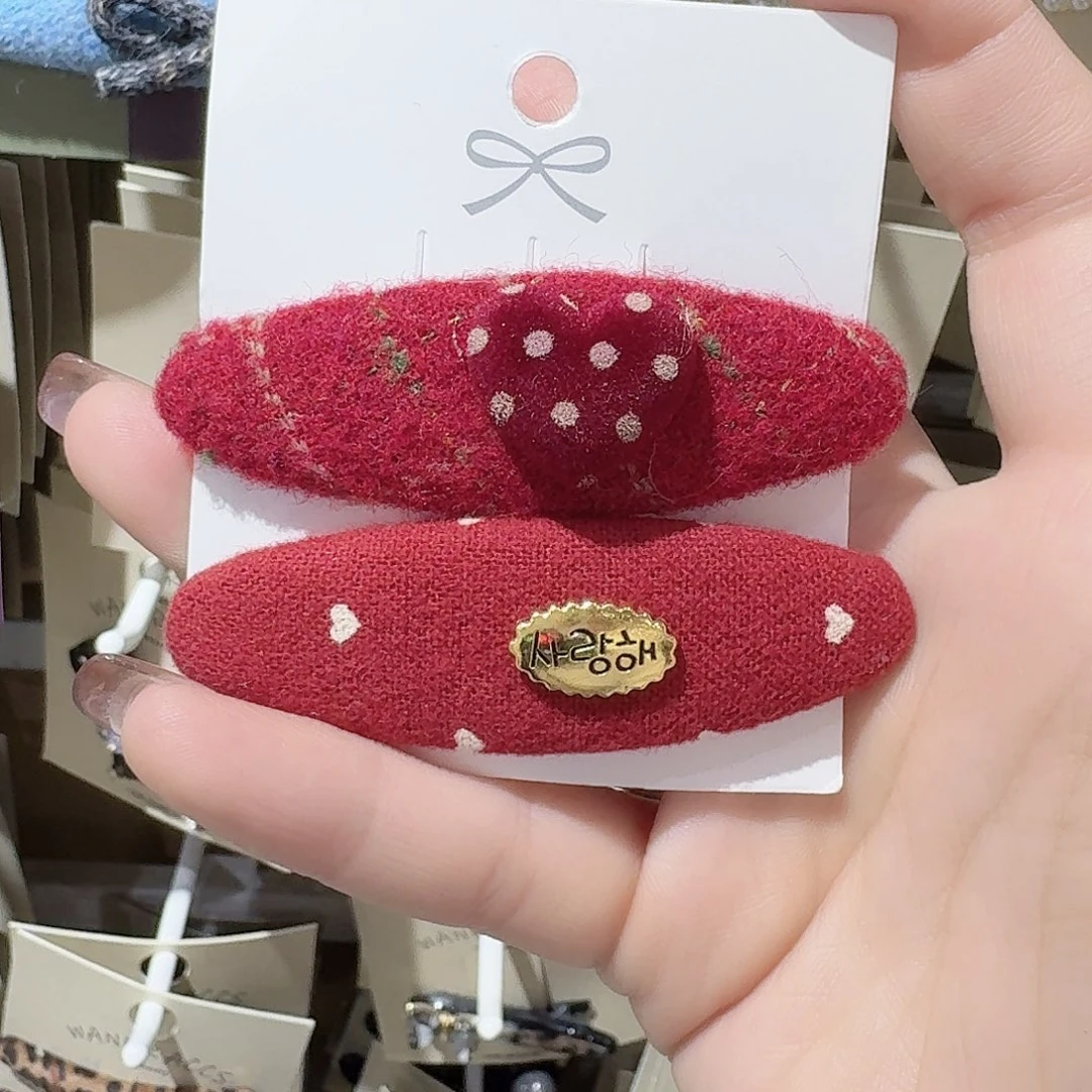 皮质铁合金波点爱心