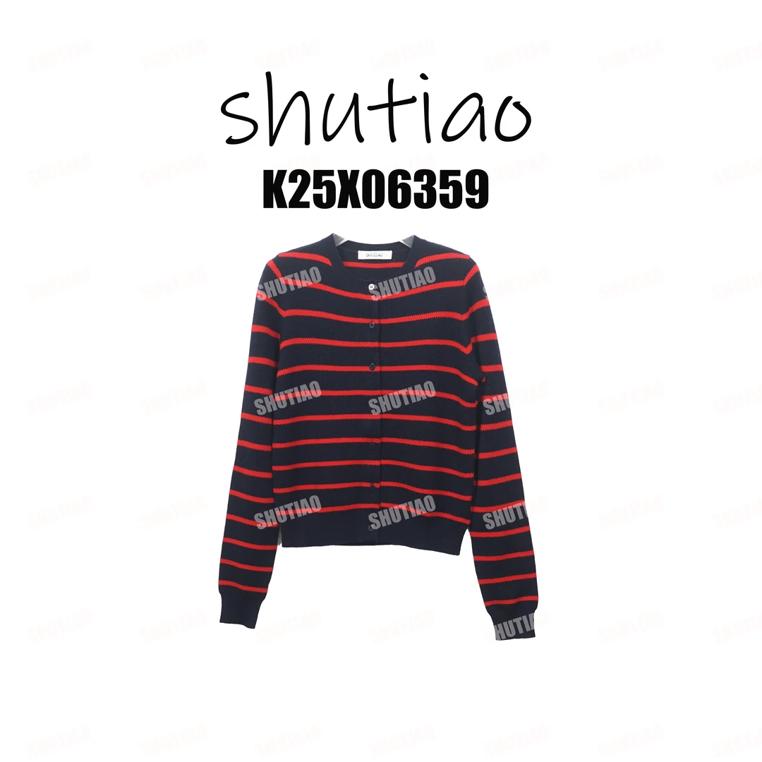 【SHUTIAO】2025秋冬：新款小众设计款开衫K25X06359
