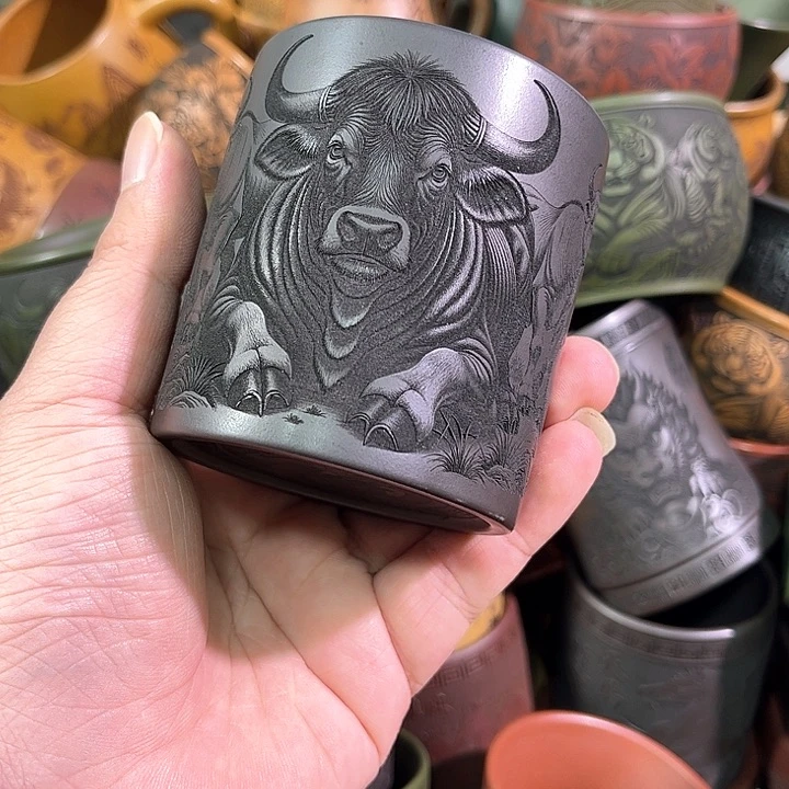 茶杯紫砂全手工紫砂主人杯