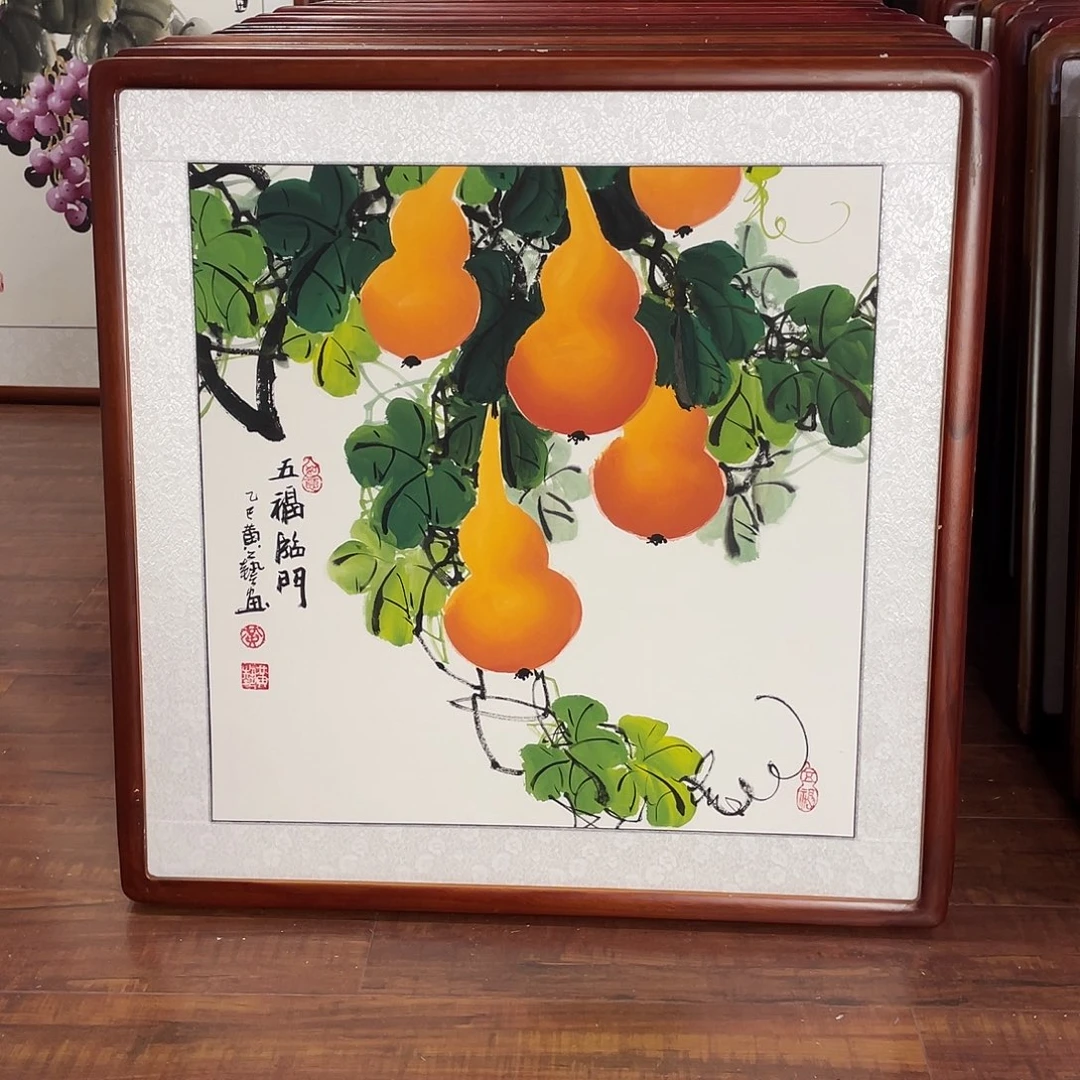 国画带框尺寸63*63厘米