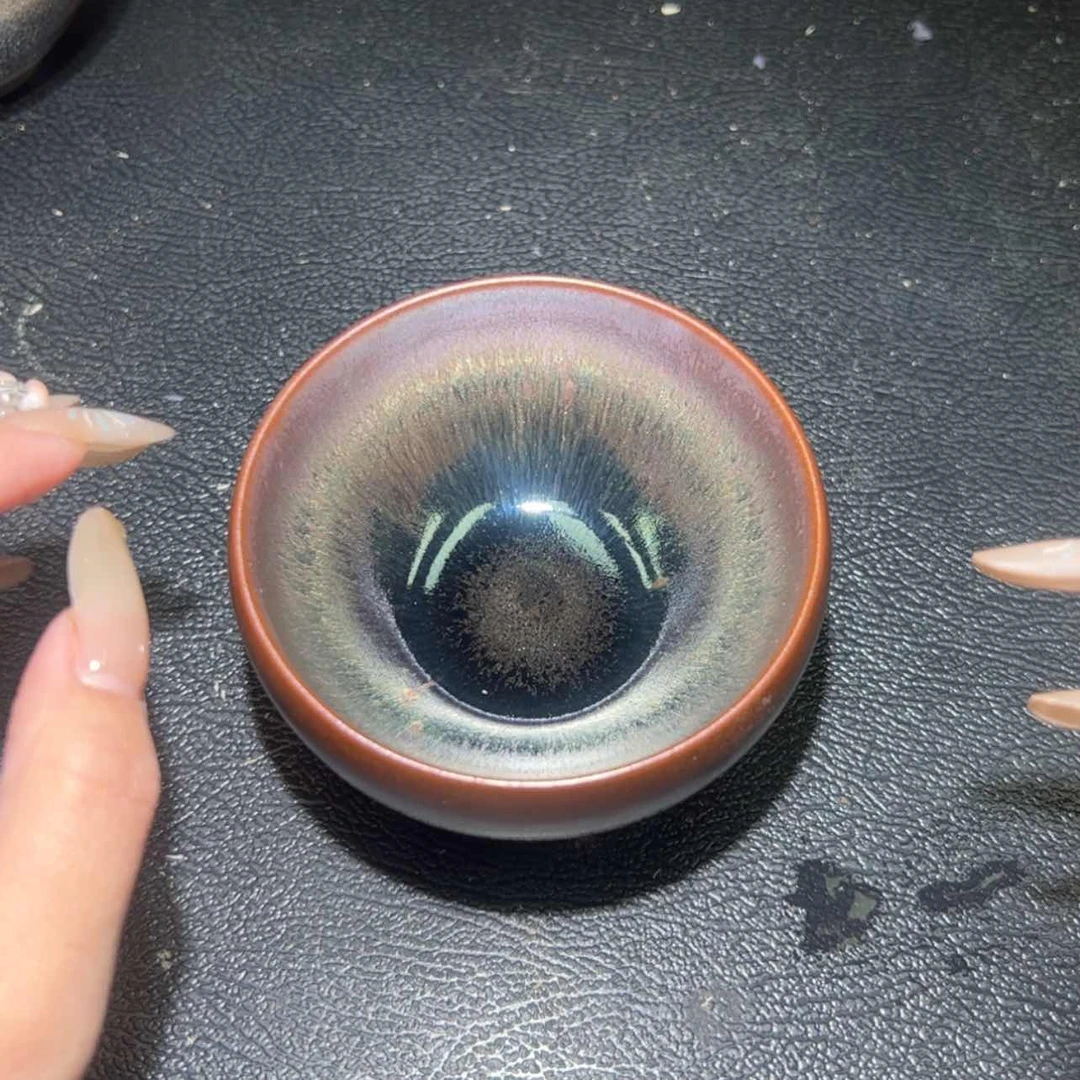 【闪购商品】茶盏纯手工建盏柴烧241微瑕
