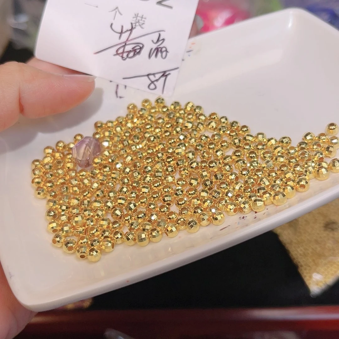 紫晶珠宝半成品银S925镀金镶嵌152