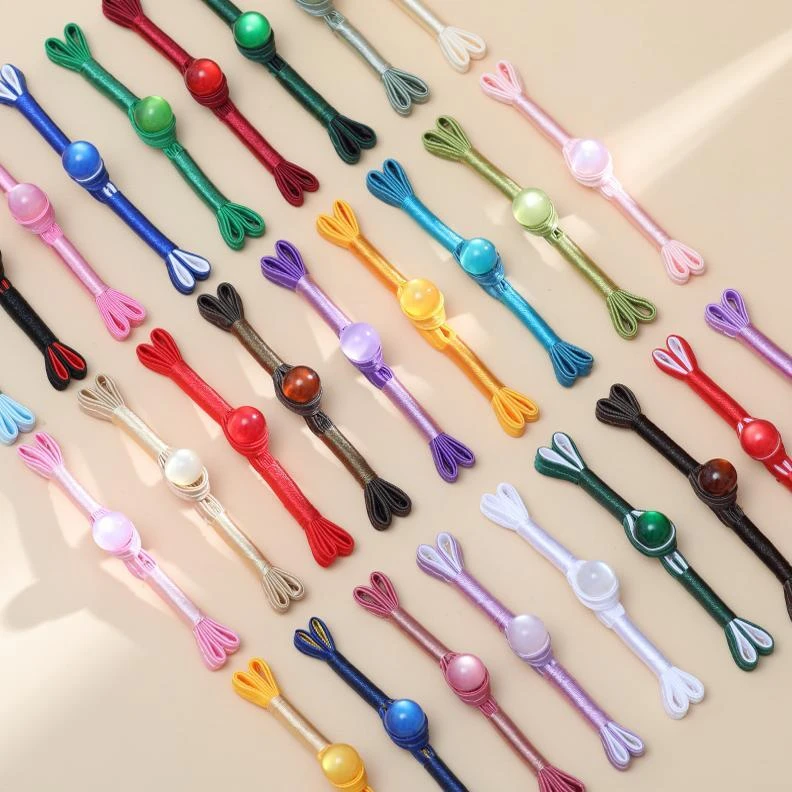 旗袍燕尾绕线一字盘扣新中式扣子复古汉服唐装手工纽扣国风辅料女