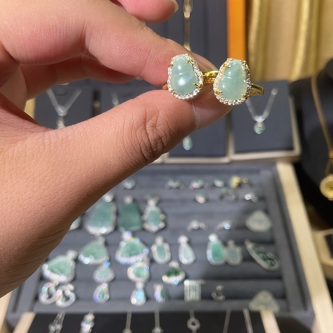 翡翠戒指合金多样性发一