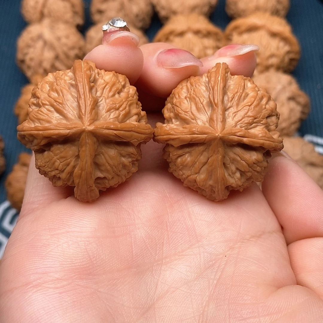 文玩核桃吊坠金锭元宝35-37