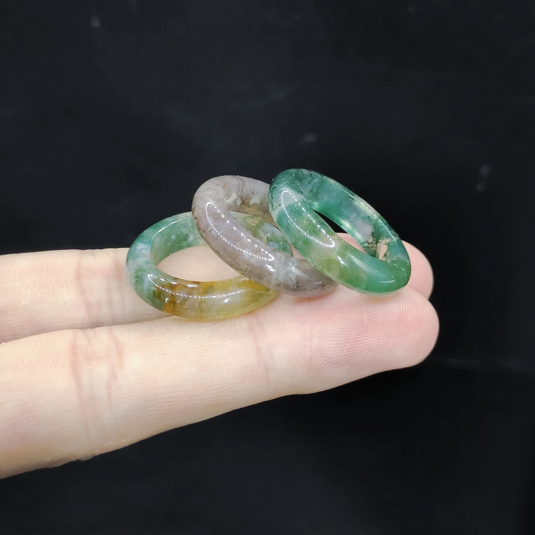 【李想精选】水草戒圈赠皮绳TSY【多样性发其一】（均码无圈口）