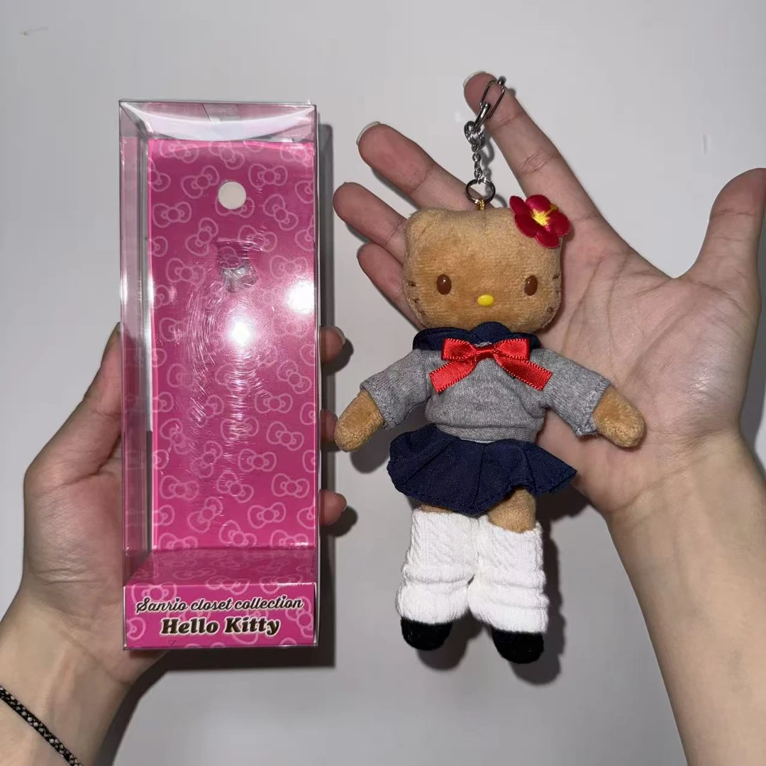 【东京限定】HelloKitty 黑皮校服辣妹长腿kitty 百变系列 潮玩挂件