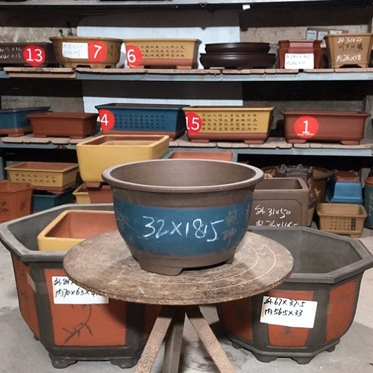 紫砂紫砂花盆包邮