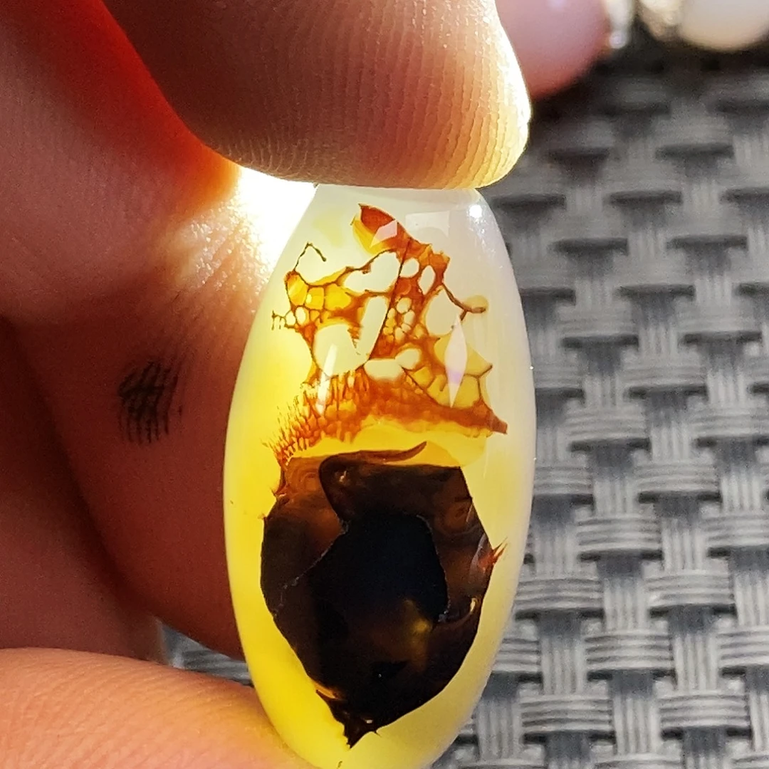 良***一玛瑙/玉髓未镶嵌吊坠(不含链)