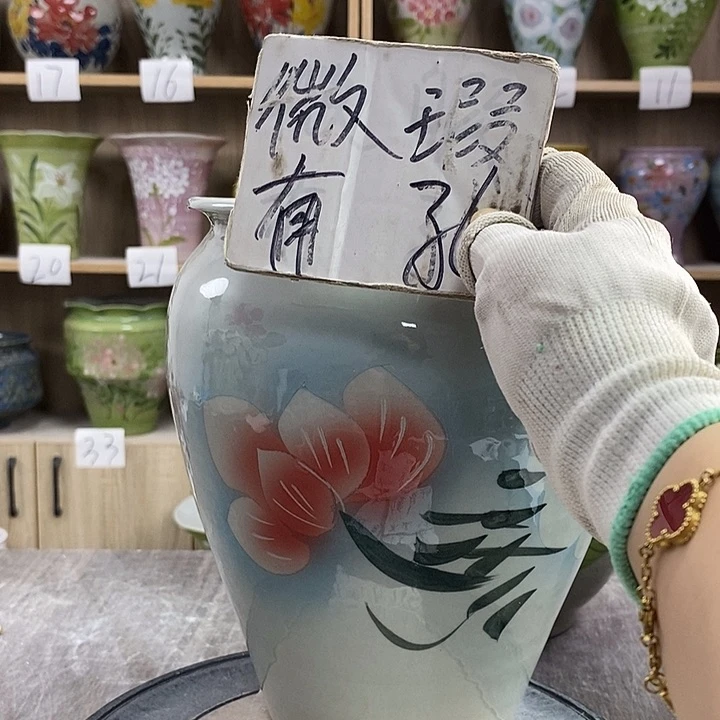 罐13xc景德镇陶瓷花盆