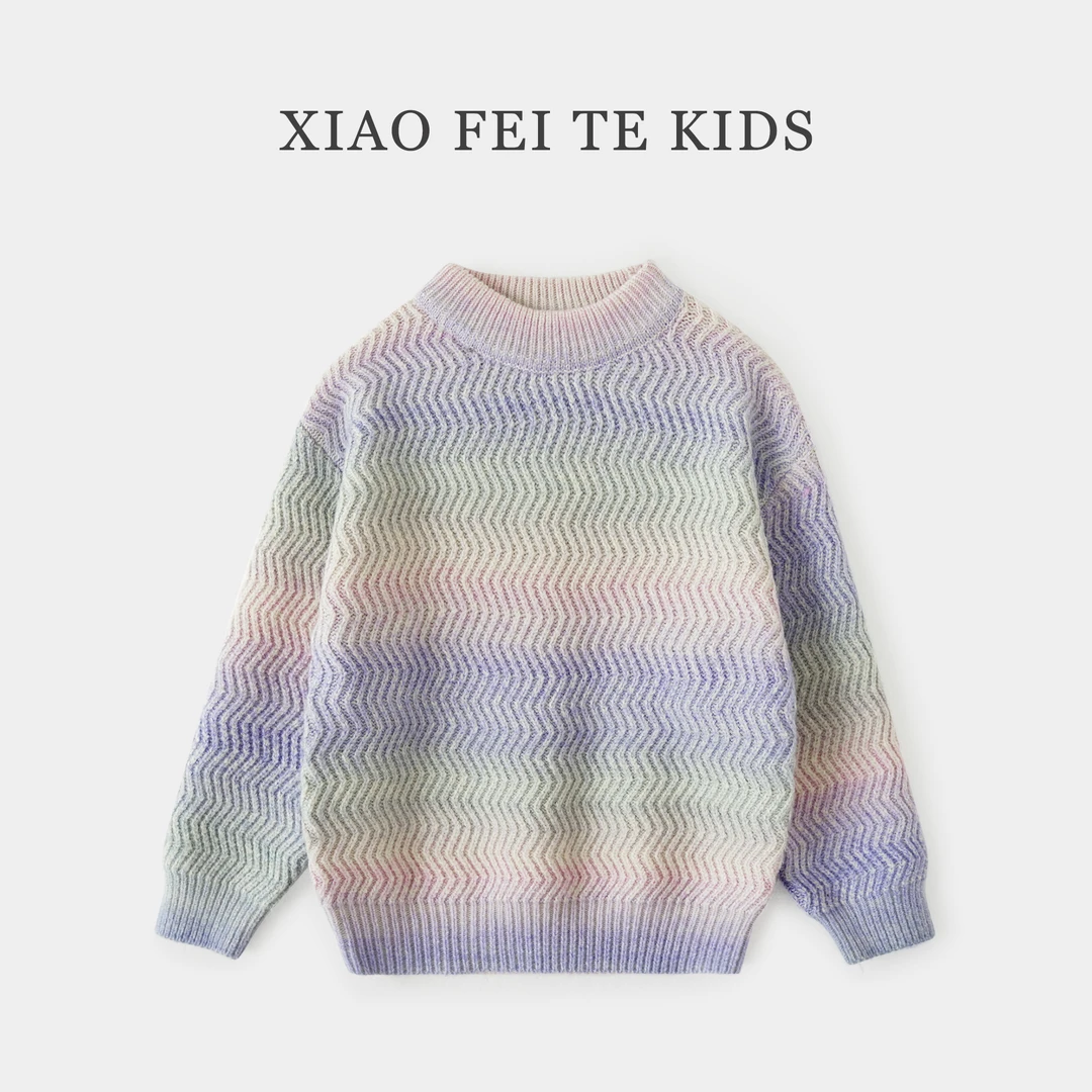 小菲特冬季女童装中大童衣服女宝宝上衣儿童毛衣CXYD41990