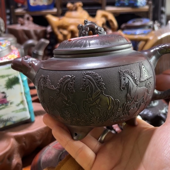 茶壶紫砂紫砂壶收藏起来了！