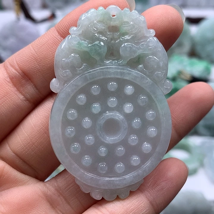 翡翠未镶嵌颈饰仿古貔貅福利