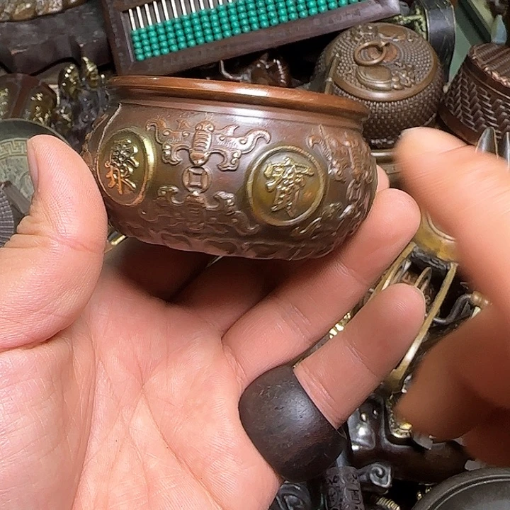 铜器办公室茶室摆件