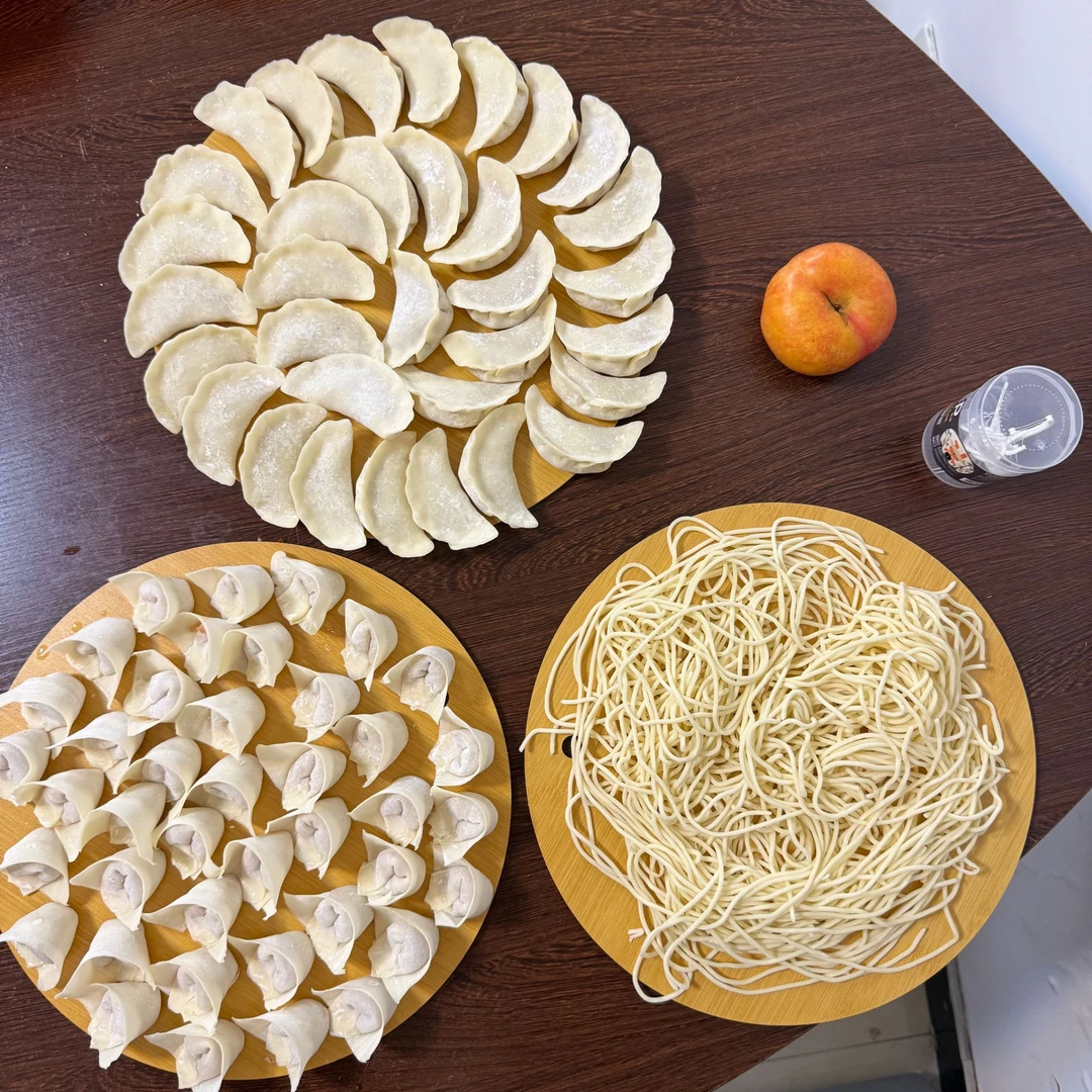 【拍一发三】饺子托盘盖帘饺子帘子双面水饺垫盖垫圆形小户型好收纳