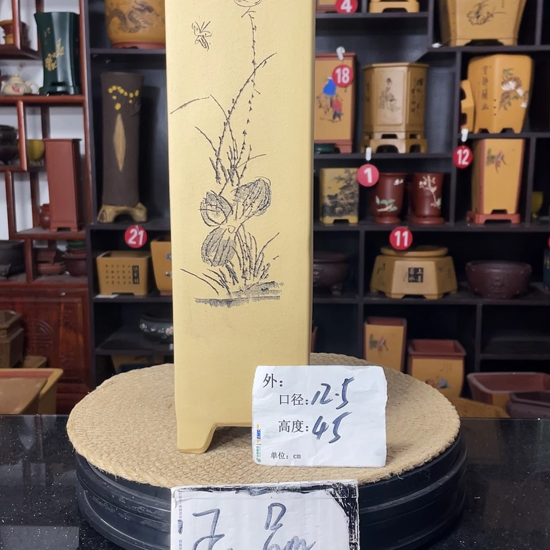 紫砂D-婉秋紫砂花盆