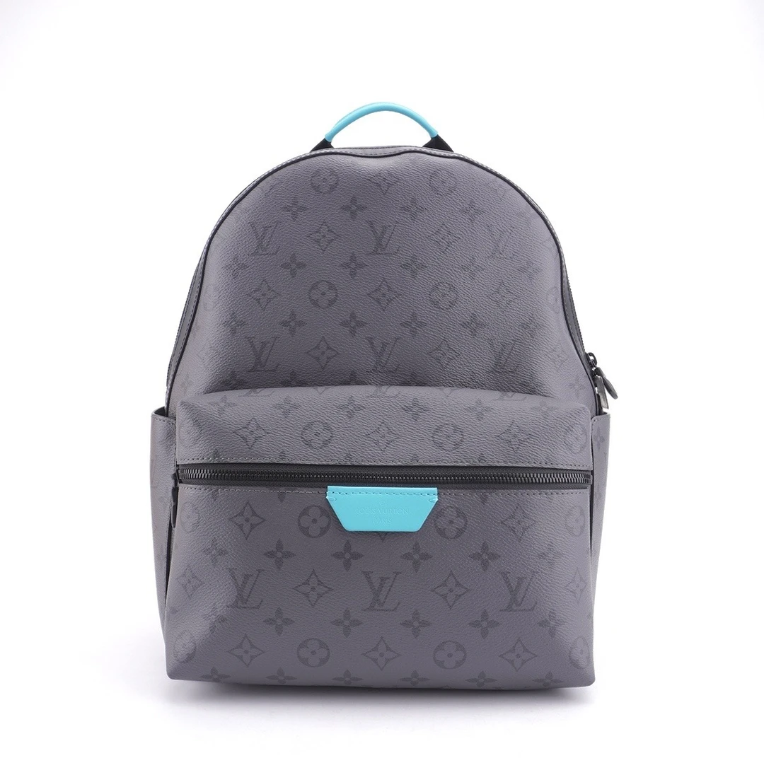 99新 LV Discovery系列阿波罗绿松石色小号双肩包29/38/20 F480