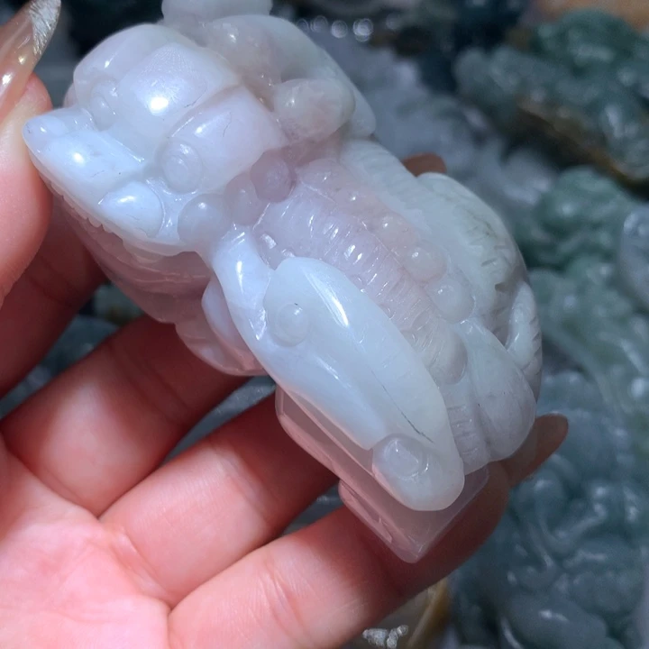 惠***清翡翠未镶嵌颈饰保真天然A货翡翠