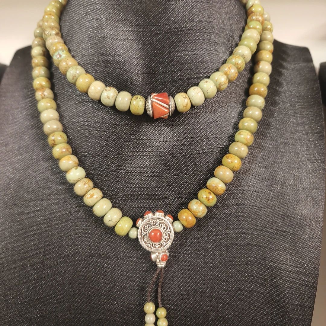 绿松108串珠手链项链