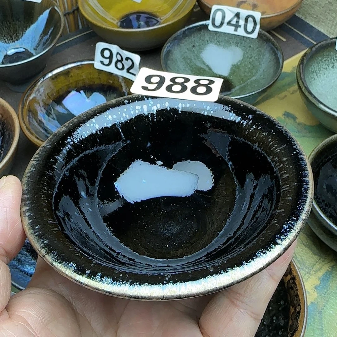 茶盏建阳建盏主人杯龙窑柴烧