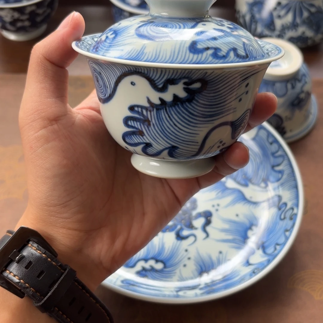 摆件景德镇手绘茶器